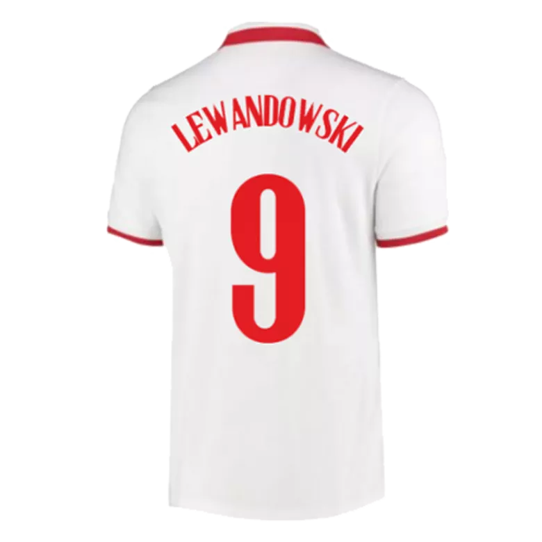 LEWANDOWSKI #9 Poland Home Soccer Jersey 2020 - vstockx