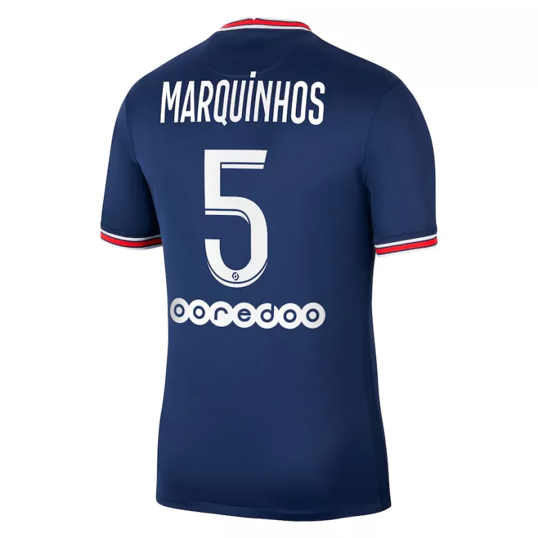 MARQUINHOS #5 PSG Home Soccer Jersey 2021/22 - vstockx