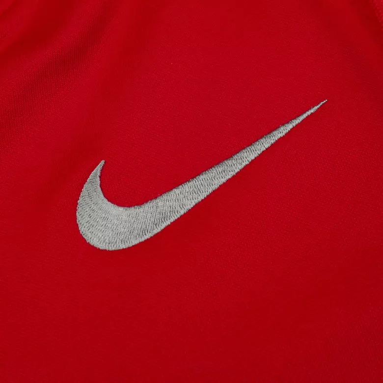 Atletico Madrid Hoodie Tracksuit 2021 Kids Red - vstockx