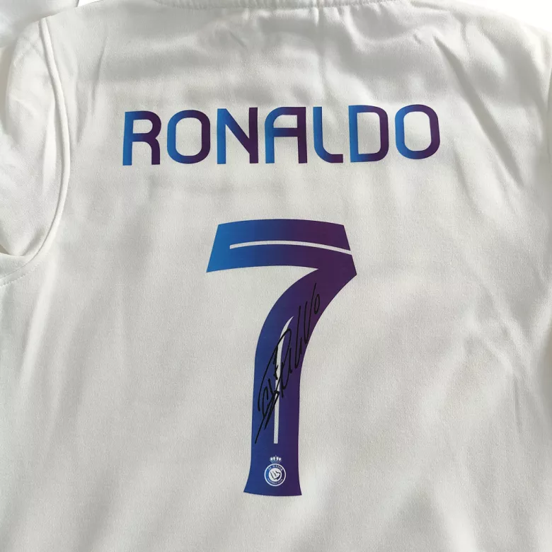 RONALDO #7 Al Nassr Sweater Hoodie 2023/24 White - vstockx