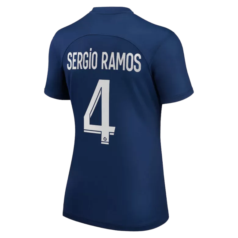 SERGIO RAMOS #4 PSG Home Jersey 2022/23 Women - vstockx