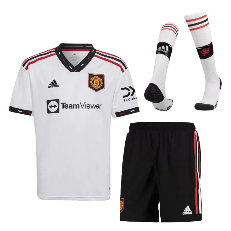 Manchester United Away Kids Soccer Jerseys Full Kit 2022/23 - vstockx