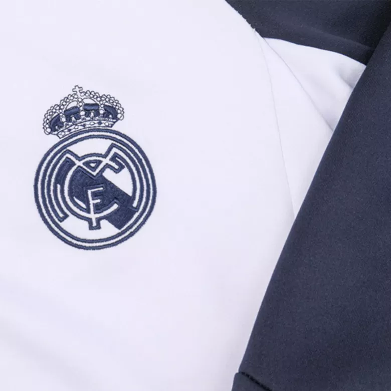 Real Madrid Jacket Tracksuit 2023/24 Kids White - vstockx