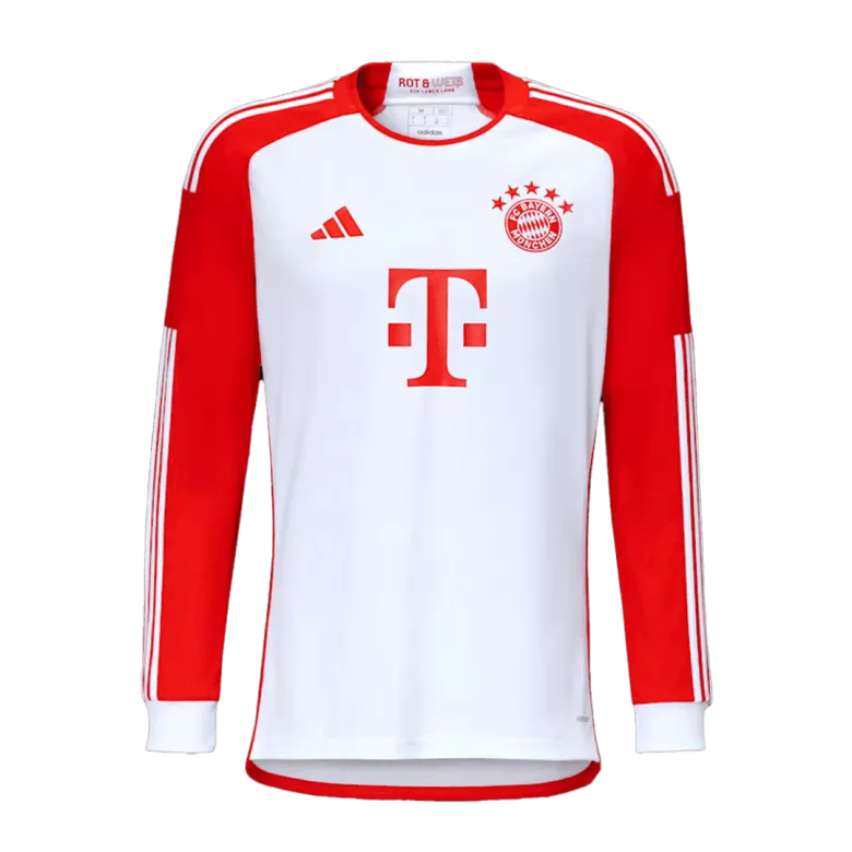 Bayern Munich Home Long Sleeve Soccer Jersey 2023/24 - vstockx