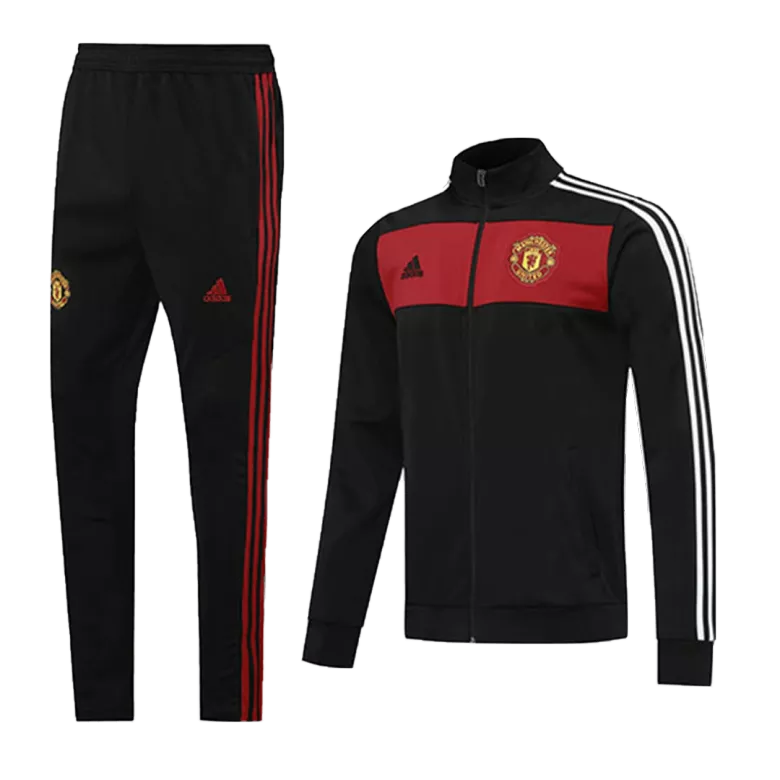 Manchester United Tracksuit 2020/21 Black - vstockx