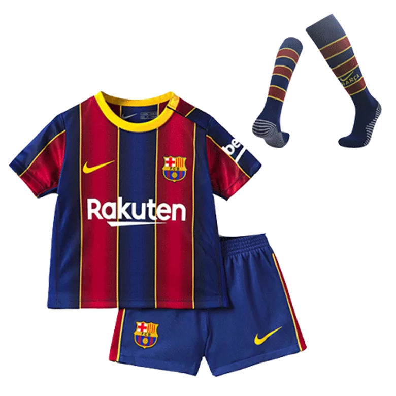 Barcelona Home Kids Soccer Jerseys Kit 2020/21 - vstockx