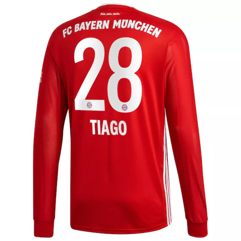 TIAGO #28 Bayern Munich Home Soccer Jersey 2020/21 - vstockx
