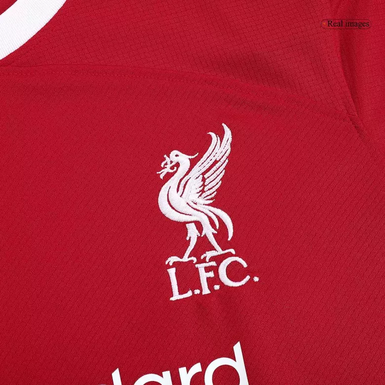 Liverpool Home Long Sleeve Soccer Jersey 2023/24 - vstockx