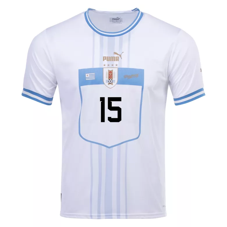 F. VALVERDE #15 Uruguay Away Jersey World Cup 2022 - vstockx