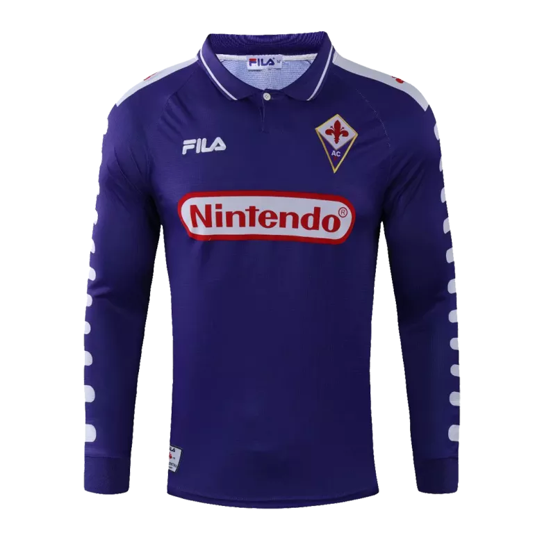 Retro Fiorentina Home Long Sleeve Jersey 1998/99 - vstockx
