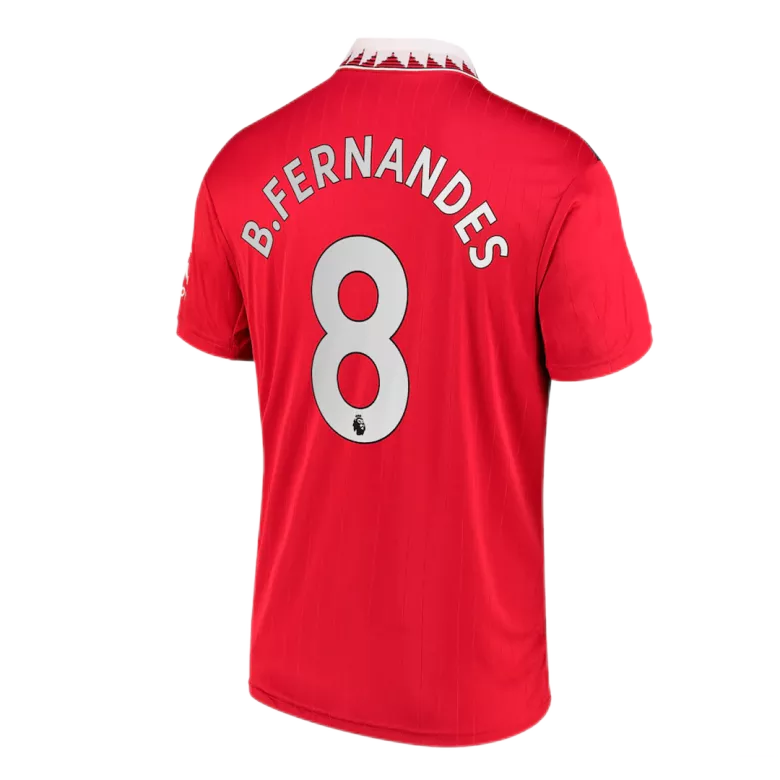 B.FERNANDES #8 Manchester United Home Jersey Shirt 2022/23 - vstockx