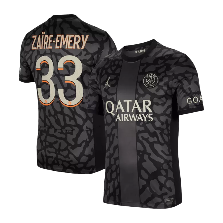 ZA?RE-EMERY #33 PSG Third Away Soccer Jersey 2023/24 - vstockx