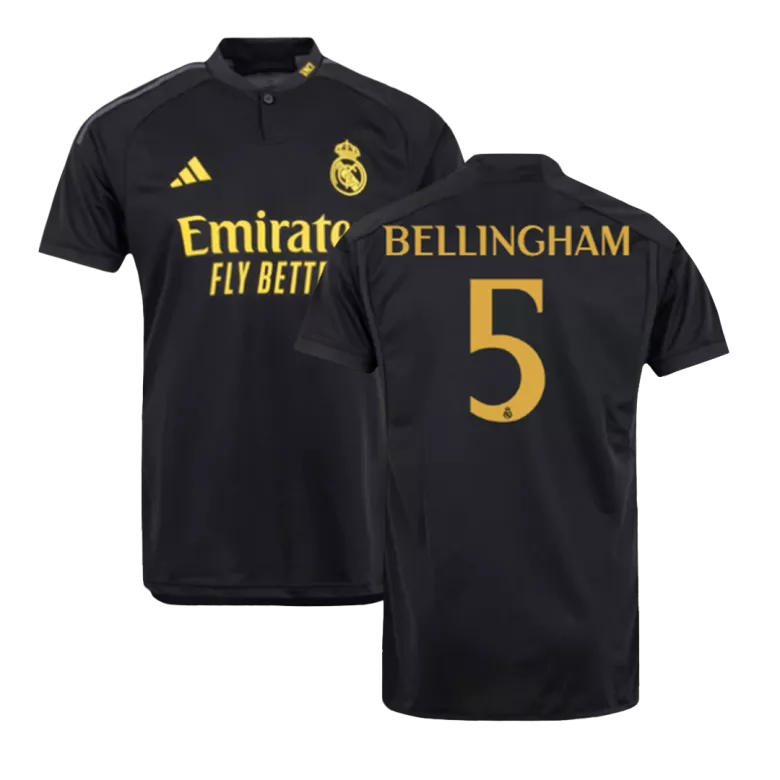 BELLINGHAM #5 Real Madrid Third Away Soccer Jersey 2023/24 - vstockx