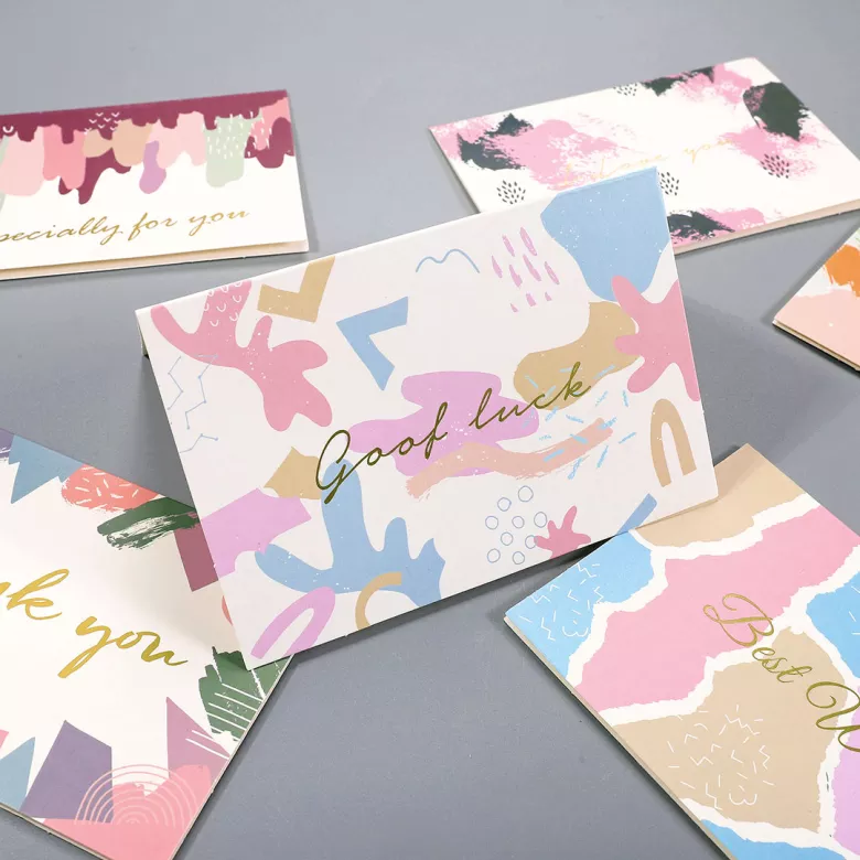 1 Pcs Random Style Personalized Message Greeting Card - vstockx