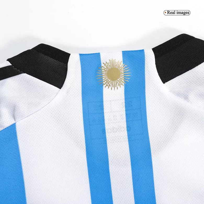 Argentina Home Kids Jerseys Kit 2022 - Three Stars - vstockx