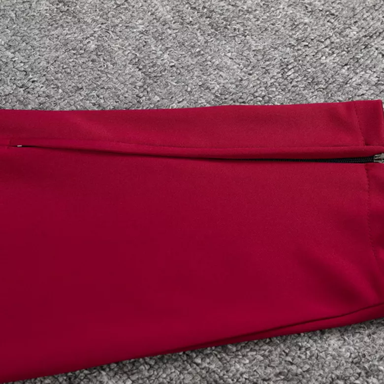 Liverpool 1/4 Zip Tracksuit 2021/22 Red - vstockx