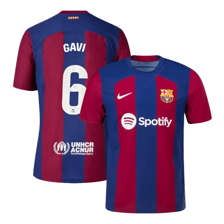 GAVI #6 Barcelona Home Authentic Jersey 2023/24 - vstockx