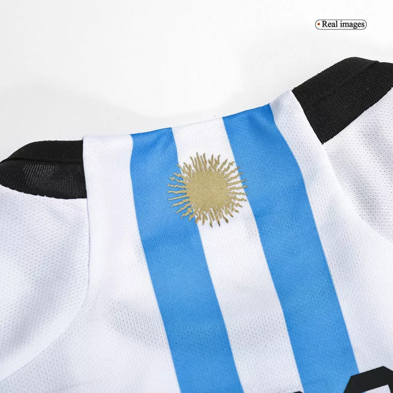 New MESSI #10 Argentina Three Stars Home 2022 Champion Jersey - vstockx