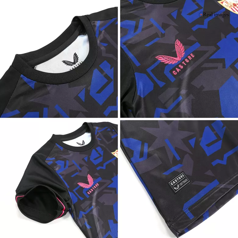 Sevilla Third Away Kids Soccer Jerseys Kit 2023/24 - vstockx