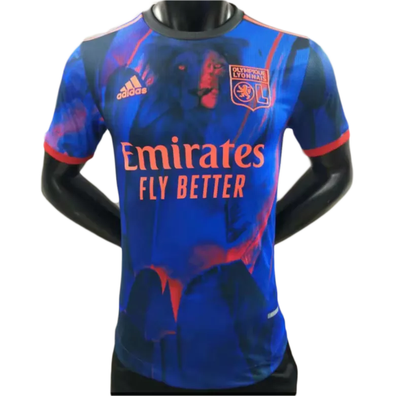 Olympique Lyonnais Fourth Away Authentic Soccer Jersey 2021/22 - vstockx