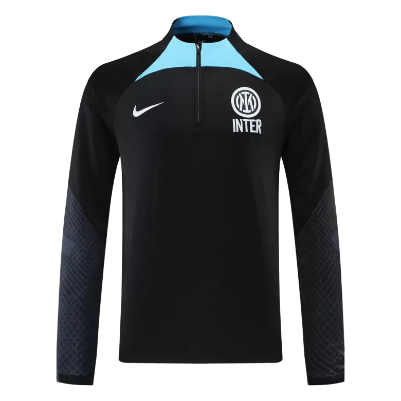 Inter Milan 1/4 Zip Tracksuit 2022/23 Black - vstockx