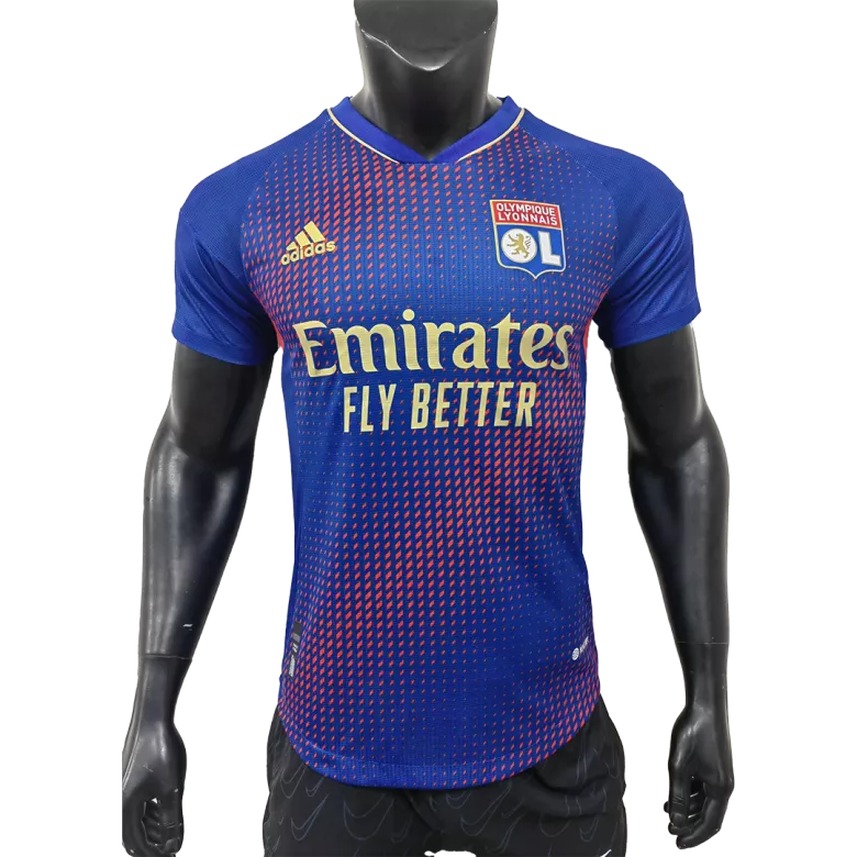 Olympique Lyonnais Fourth Away Authentic Soccer Jersey 2022/23 - vstockx