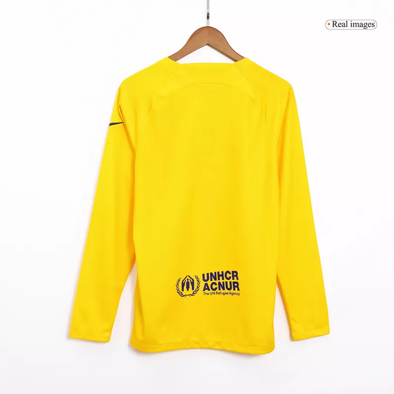 Barcelona Fourth Away Long Sleeve Soccer Jersey 2022/23 - vstockx