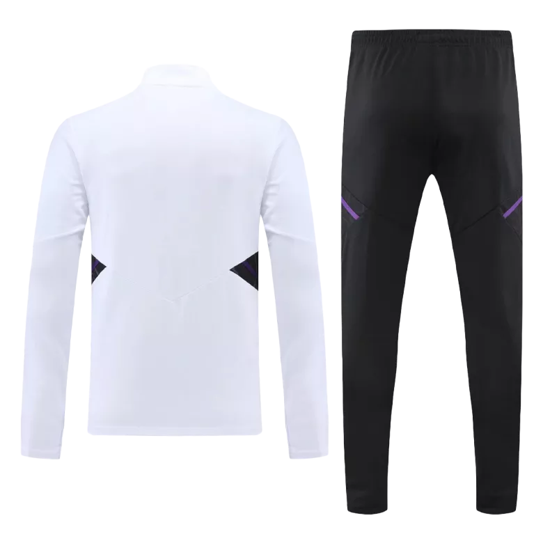 Real Madrid 1/4 Zip Tracksuit 2022/23 White - vstockx