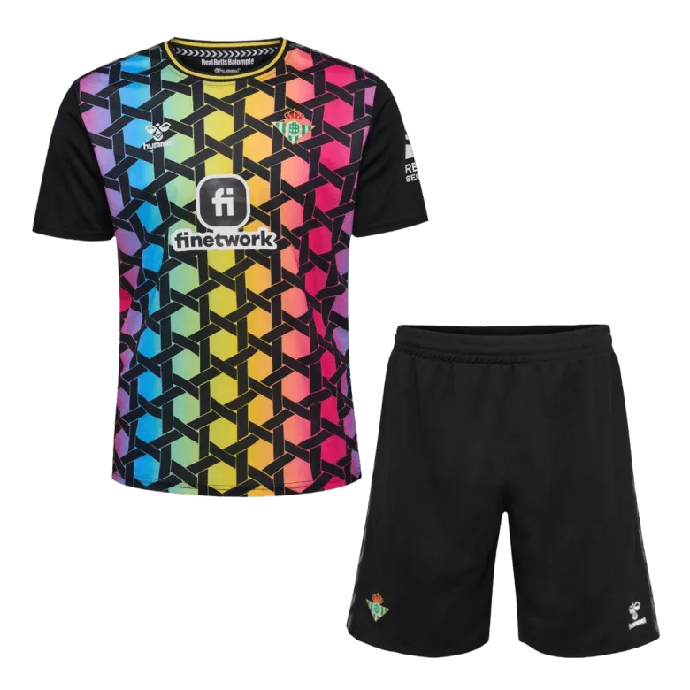 Real Betis Goalkeeper Kids Soccer Jerseys Kit 2023/24 - vstockx