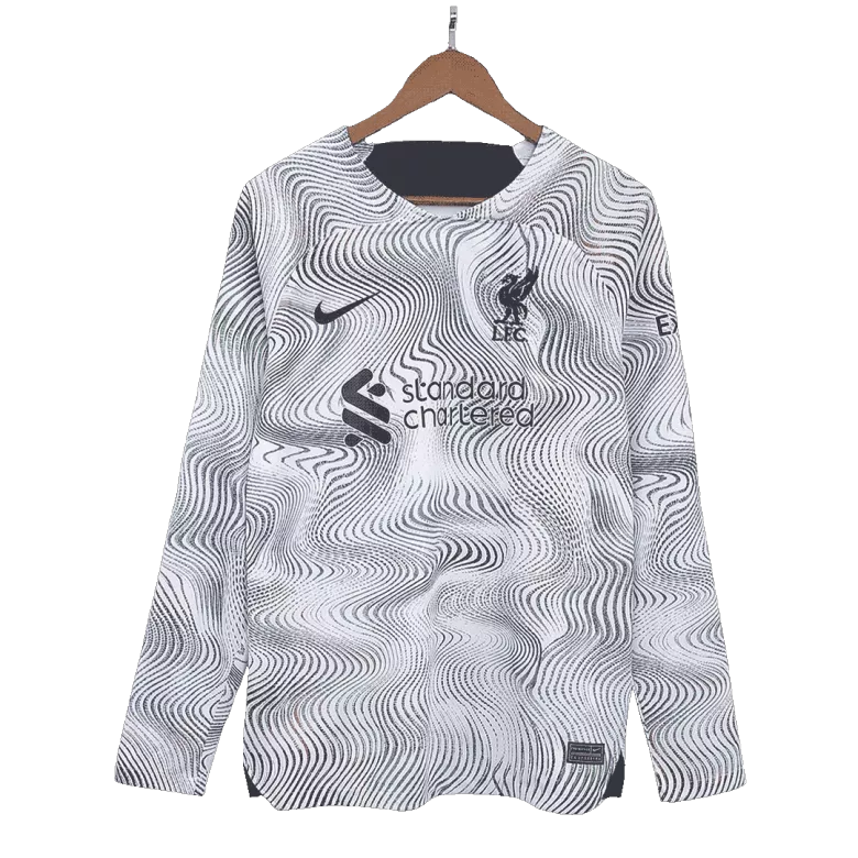 Liverpool Away Long Sleeve Soccer Jersey 2022/23 - vstockx