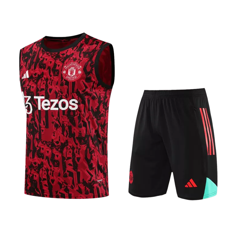 Manchester United Jerseys Sleeveless Training Kit 2023/24 - vstockx