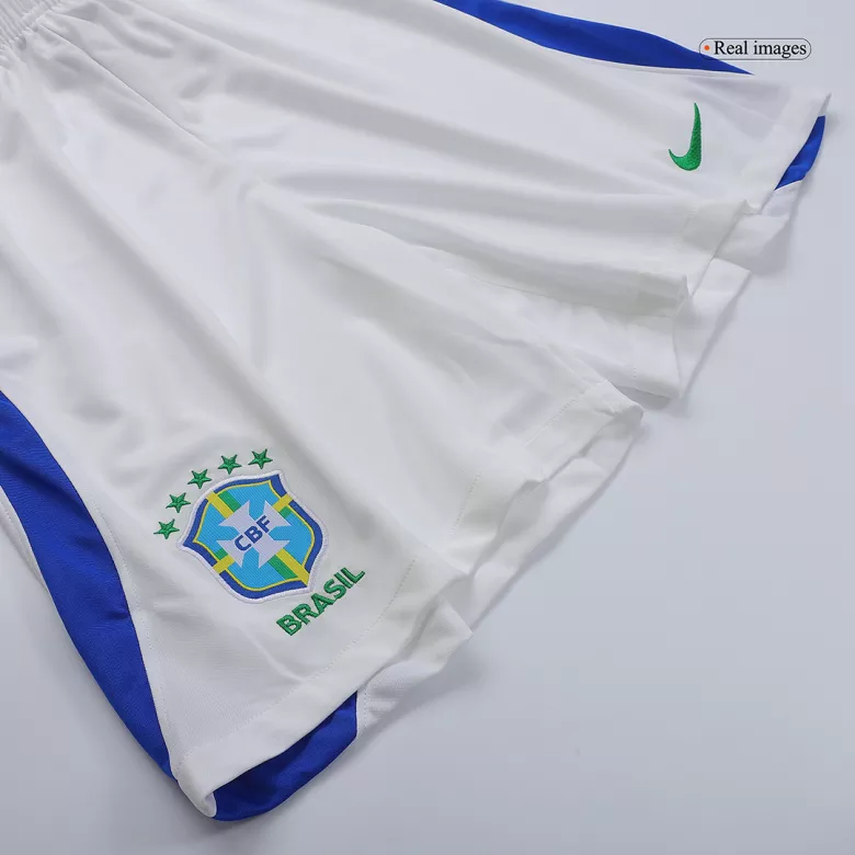 Brazil Away Soccer Shorts World Cup 2022 - vstockx