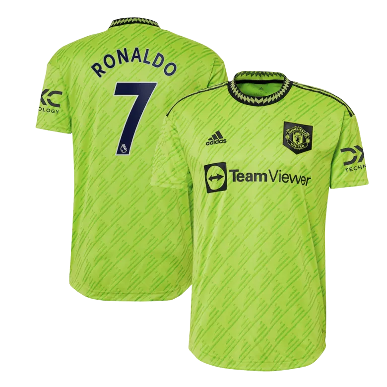 RONALDO #7 Manchester United Third Away Authentic Soccer Jersey 2022/23 - vstockx