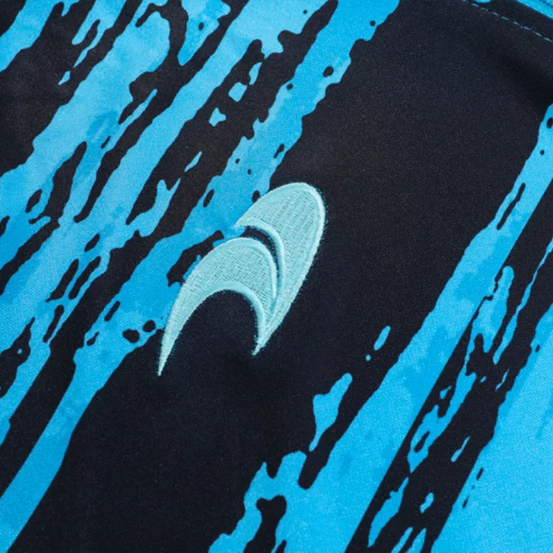 Al Nassr 1/4 Zip Tracksuit 2023 Kids Blue - vstockx