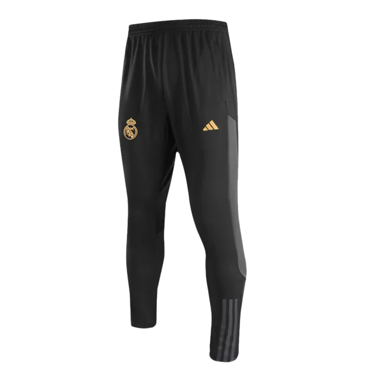 Real Madrid 1/4 Zip Tracksuit 2023/24 Black - vstockx
