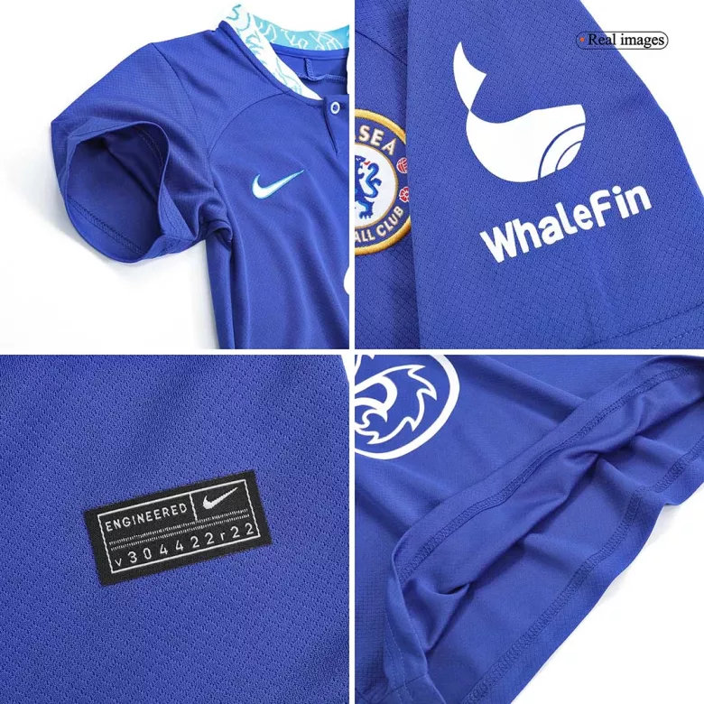 Chelsea Home Kids Soccer Jerseys Kit 2022/23 - vstockx