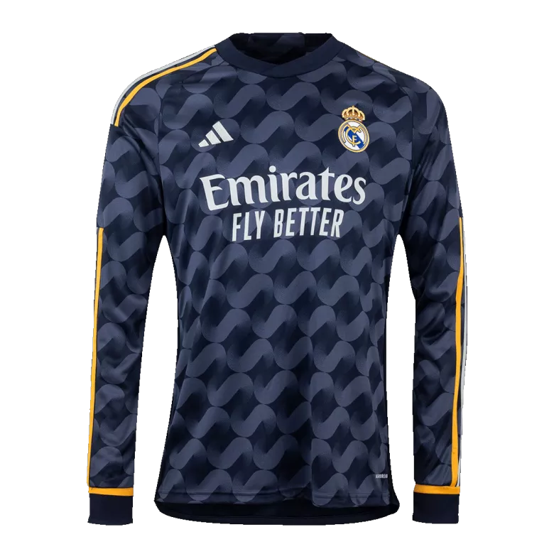 Real Madrid Away Long Sleeve Soccer Jersey 2023/24 - vstockx