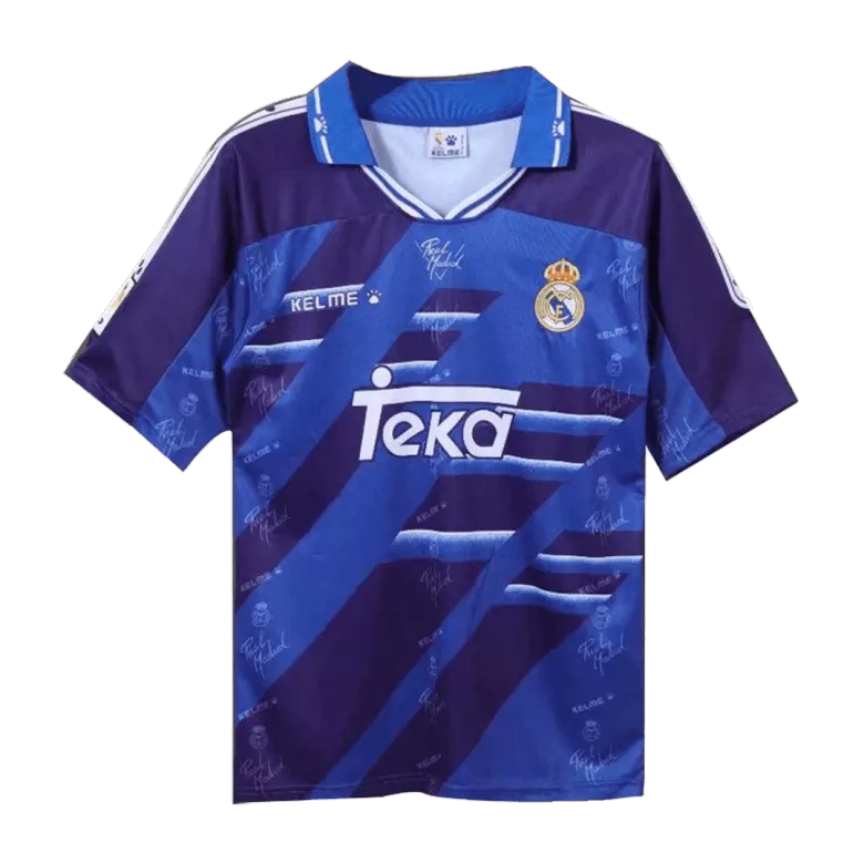Vintage Soccer Jersey Real Madrid Away 1994/96 - vstockx