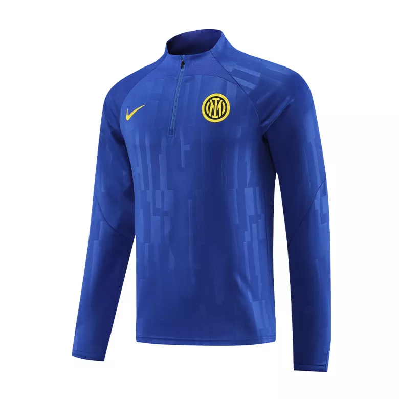 Inter Milan 1/4 Zip Tracksuit 2023/24 Blue - vstockx