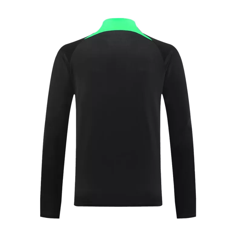 Liverpool 1/4 Zip Tracksuit 2023/24 Kids Black - vstockx
