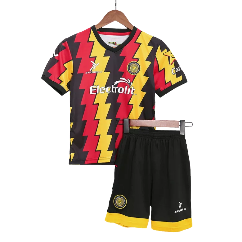 Leones Negros UdeG Home Kids Soccer Jerseys Kit 2022/23 - vstockx