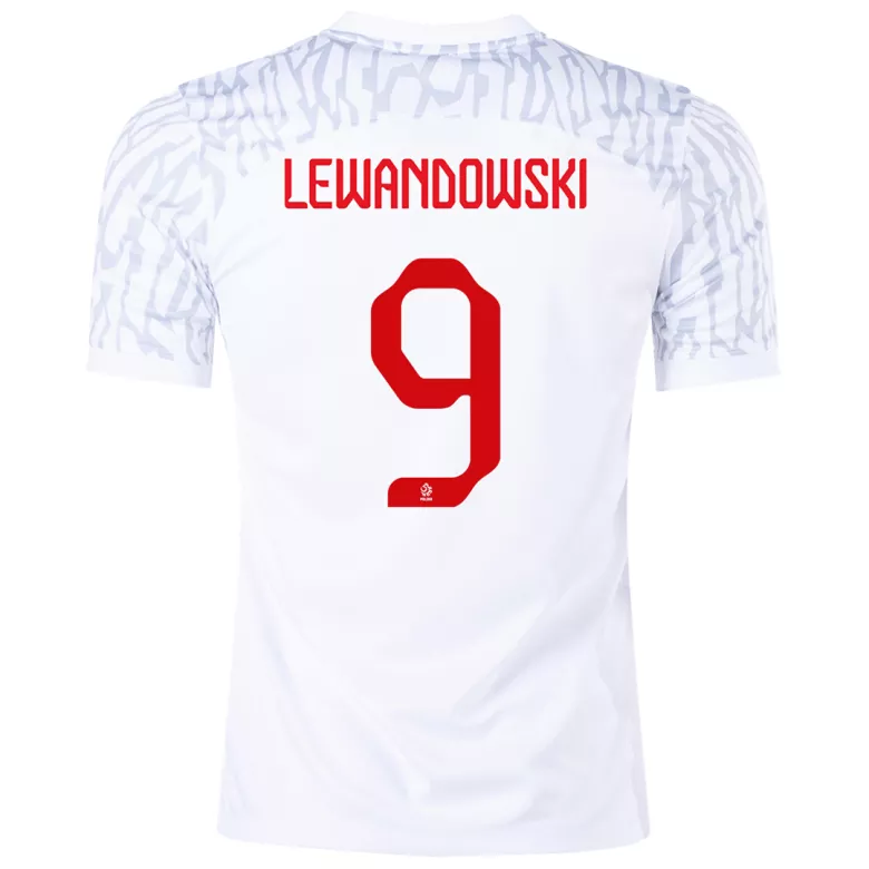 LEWANDOWSKI #9 Poland Home Jersey World Cup 2022 - vstockx