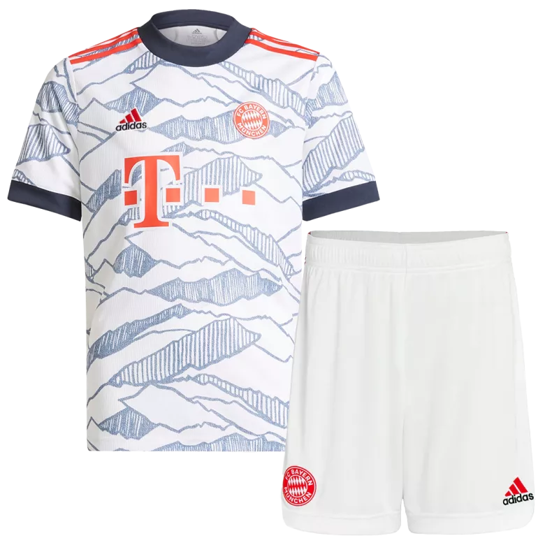 Bayern Munich Third Away Kids Soccer Jerseys Kit 2021/22 - vstockx