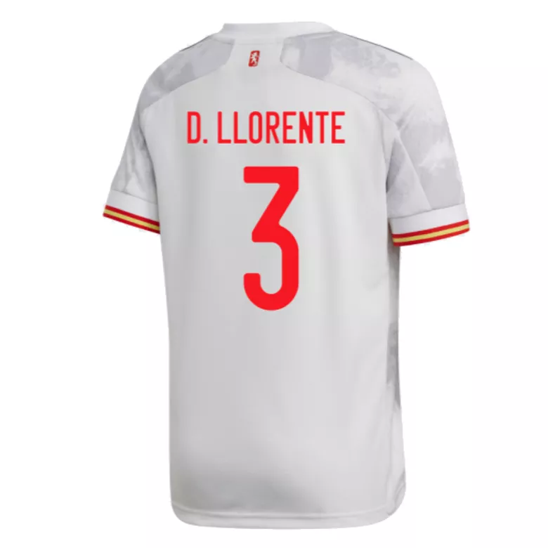 D.LLORENTE #3 Spain Away Soccer Jersey 2020 - vstockx