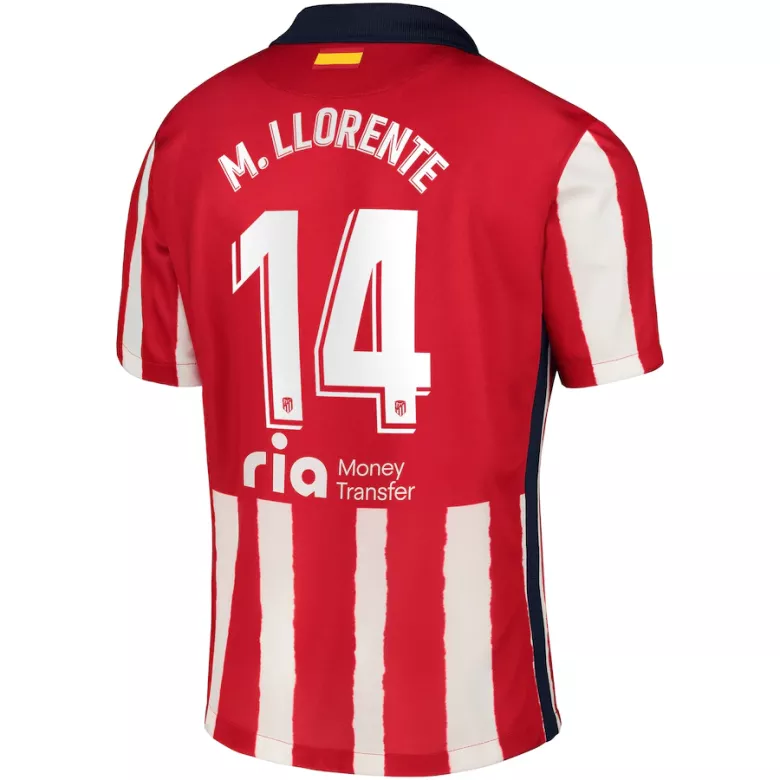 M. LLORENTE #14 Atletico Madrid Home Soccer Jersey 2020/21 - vstockx