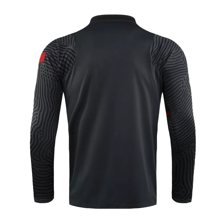 Liverpool 1/4 Zip Tracksuit 2020/21 Black - vstockx