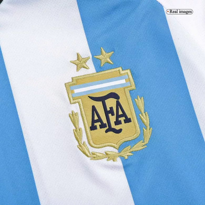 Argentina Home Long Sleeve Soccer Jersey 2022 - vstockx