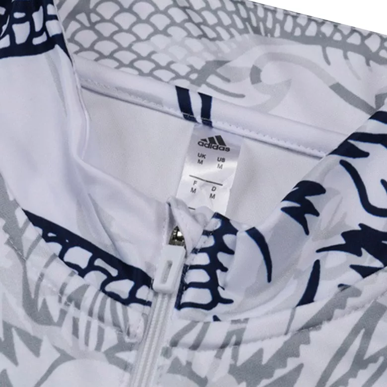 Real Madrid 1/4 Zip Tracksuit 2023/24 Gray - vstockx