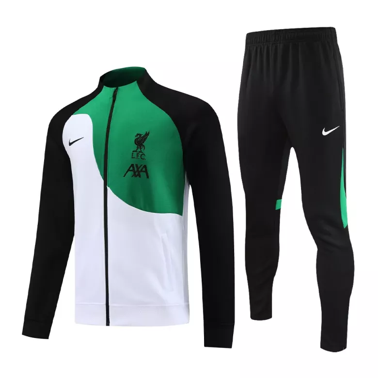 Liverpool Jacket Tracksuit 2023/24 Black&White&Green - vstockx