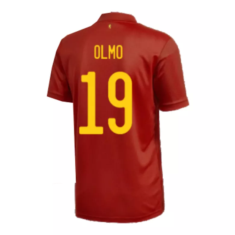 OLMO #19 Spain Home Soccer Jersey 2020 - vstockx